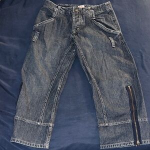 Joie Denim Cargo Capri Pants